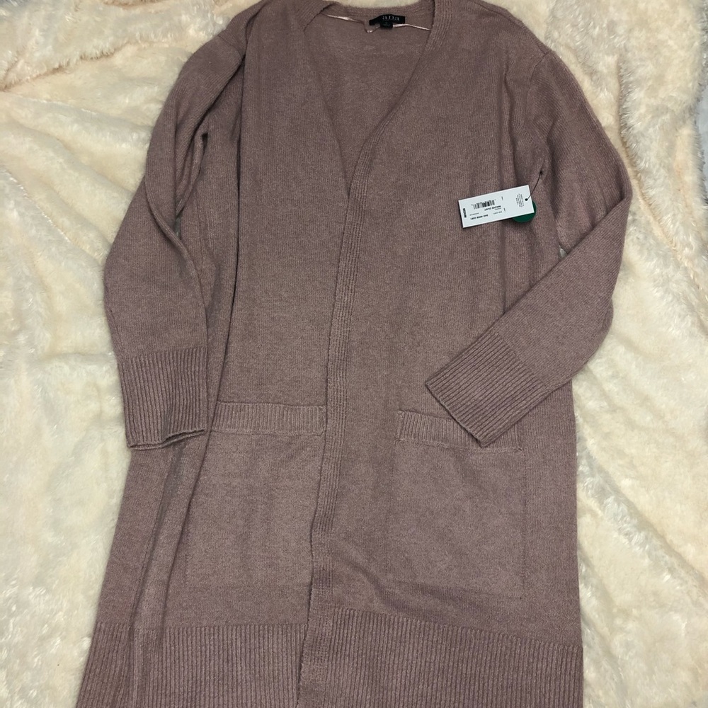Mauve A.n.a cardigan